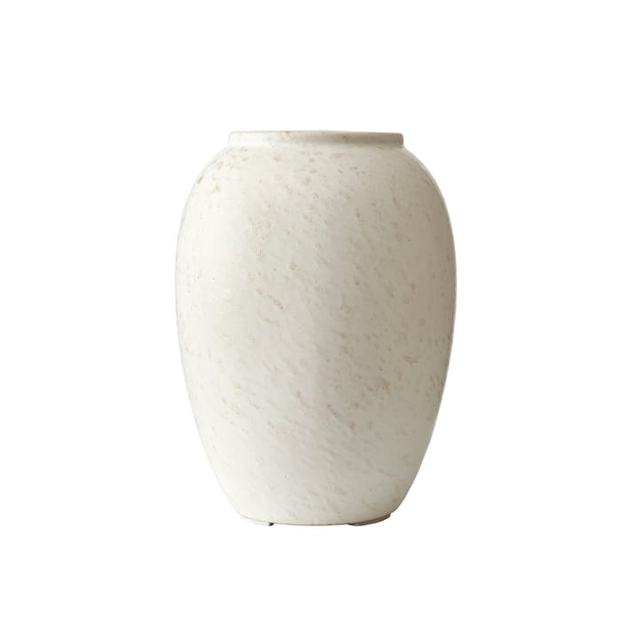 Bitz Vase 20cm, Matt cremeweiß Bitz