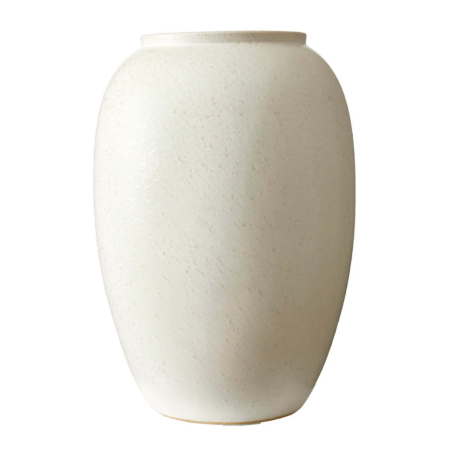 Bitz Vase 50cm, Matt cremeweiß Bitz