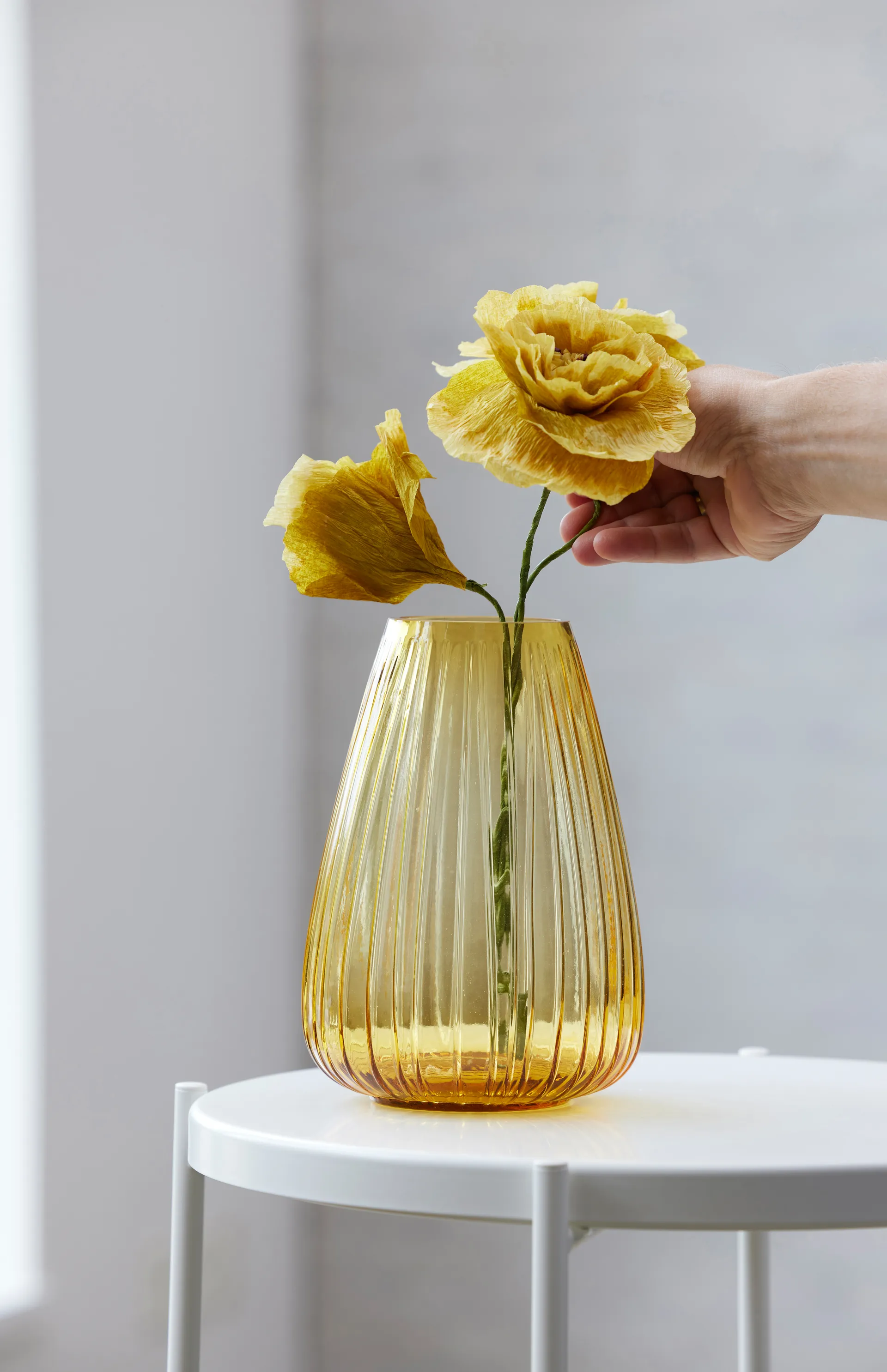 Kusintha Vase 22cm, Amber Bitz