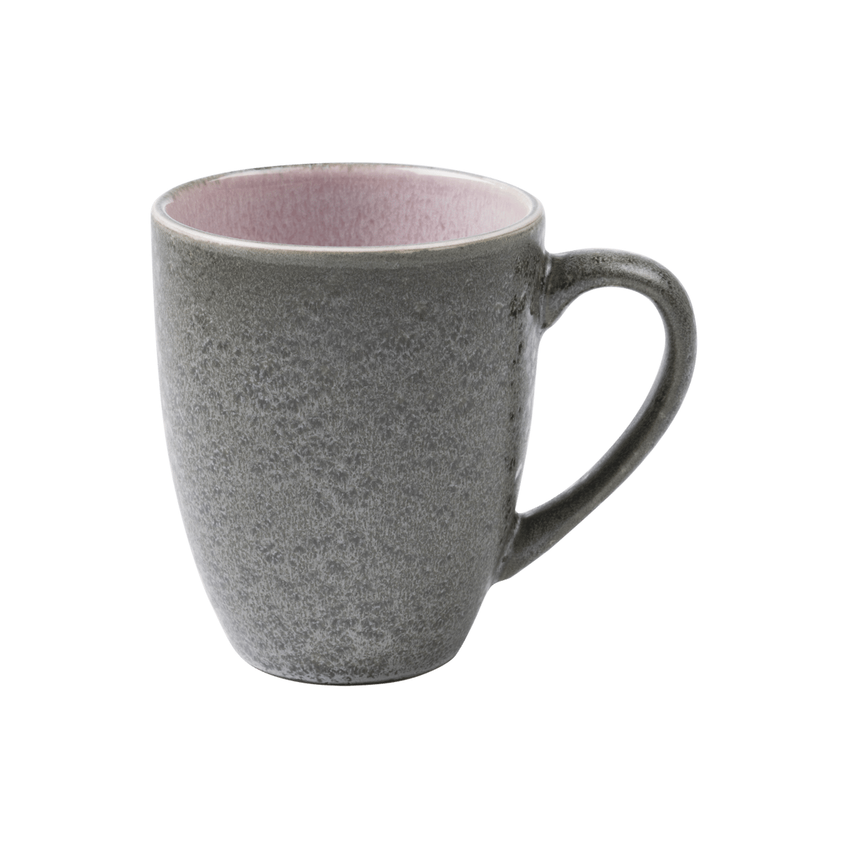Bitz Tasse 30 cl Steinzeug Grau-rosa