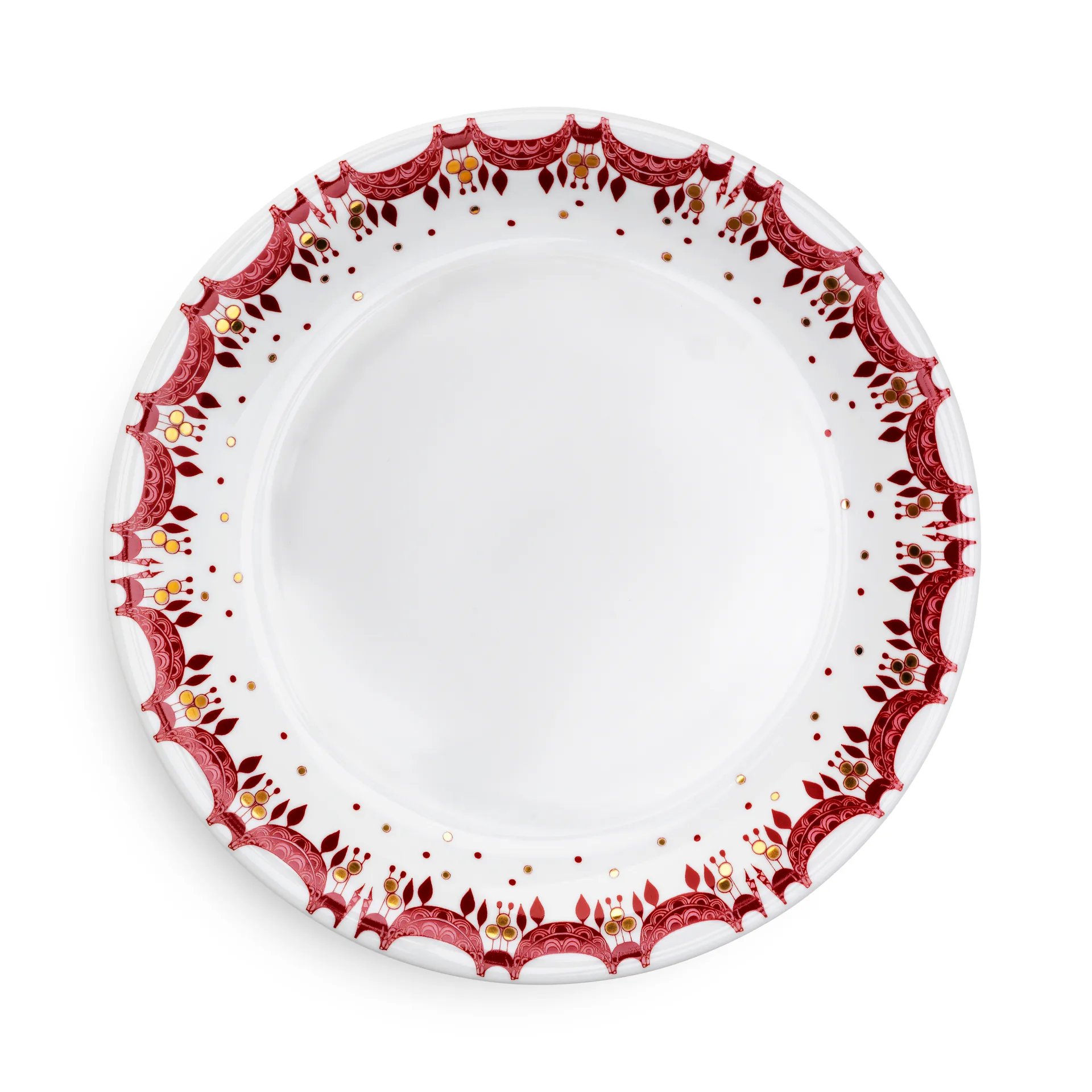 Björn Wiinblad Weihnachtsteller 28cm, Rot Bjørn Wiinblad