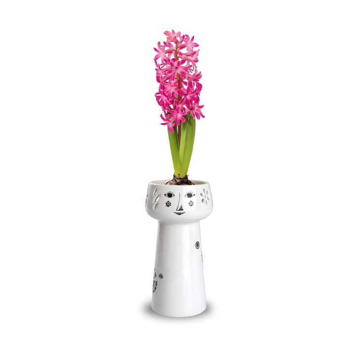 Bjørn Wiinblad Blumenkopf Hyazinth-Vase 15 cm - weiß - Bjørn Wiinblad