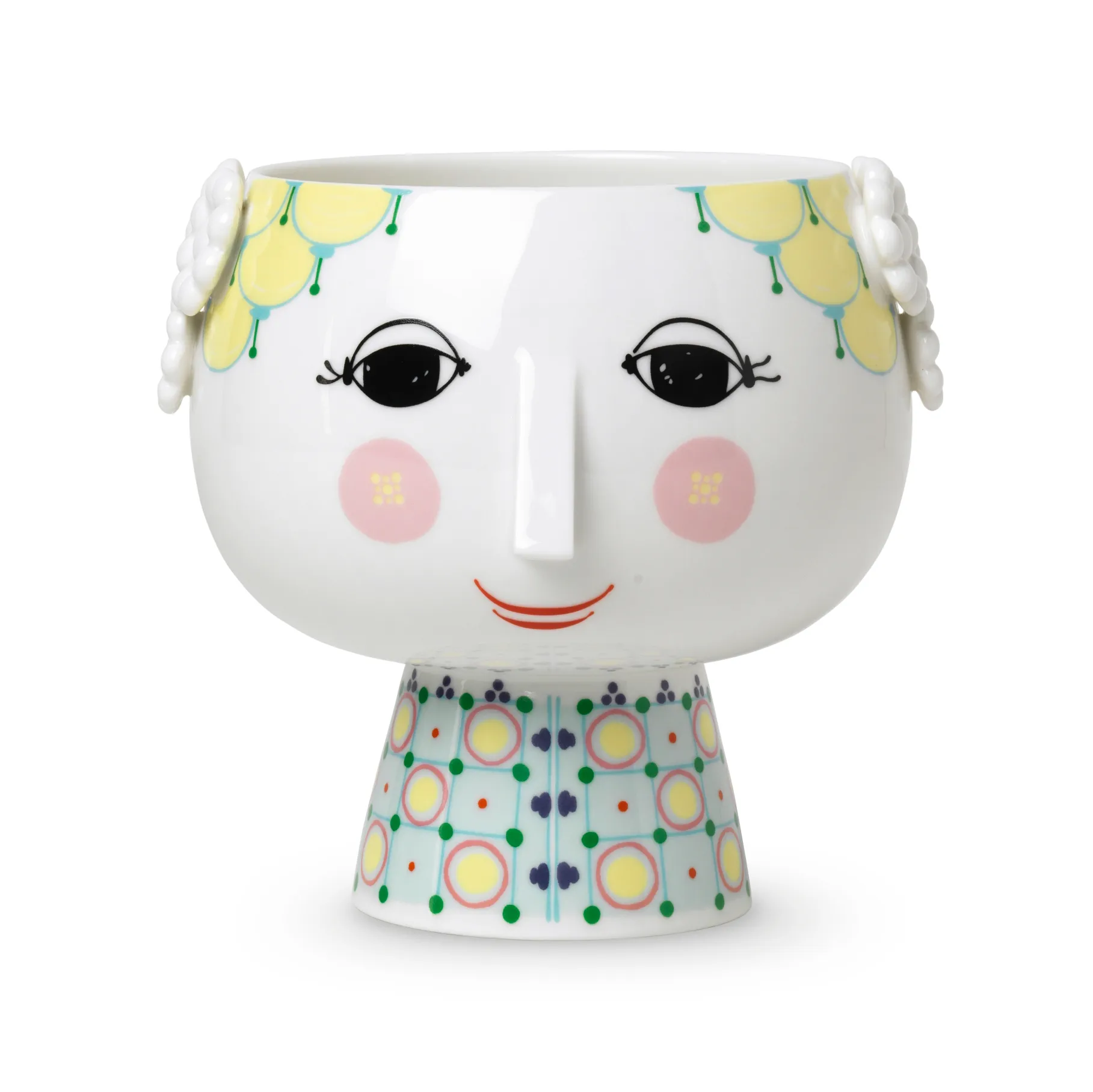 Eva Blumentopf auf Fuß Ø 15,5cm, Multi Bjørn Wiinblad