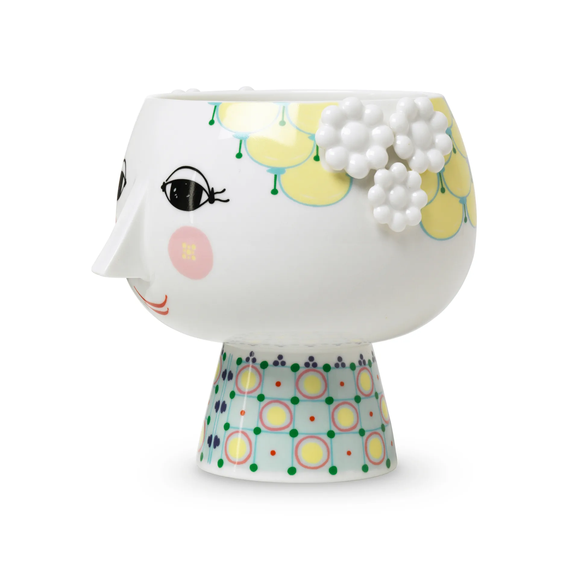 Eva Blumentopf auf Fuß Ø 15,5cm, Multi Bjørn Wiinblad