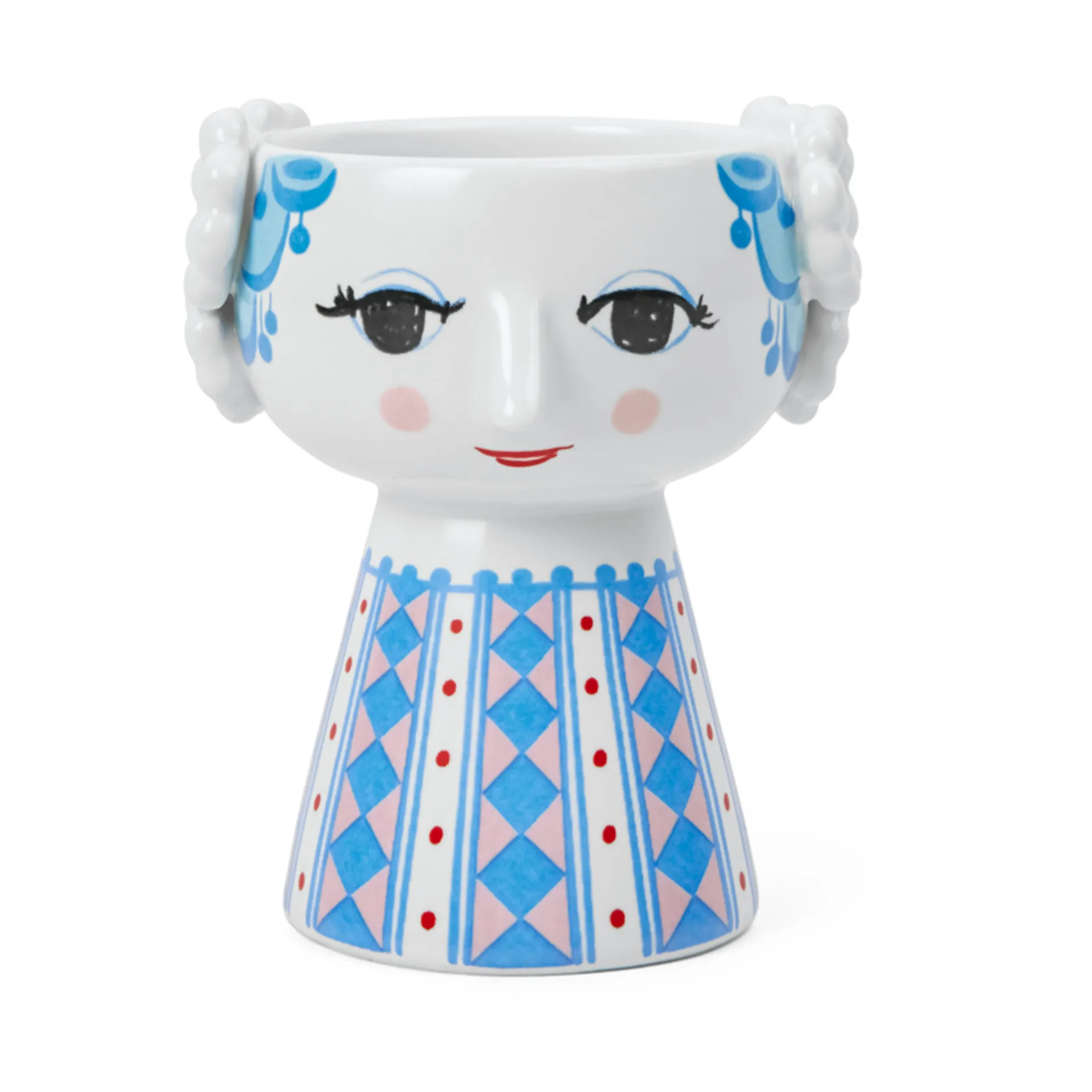 Eva Kerzenständer 9,5cm, Dunkelblau Bjørn Wiinblad