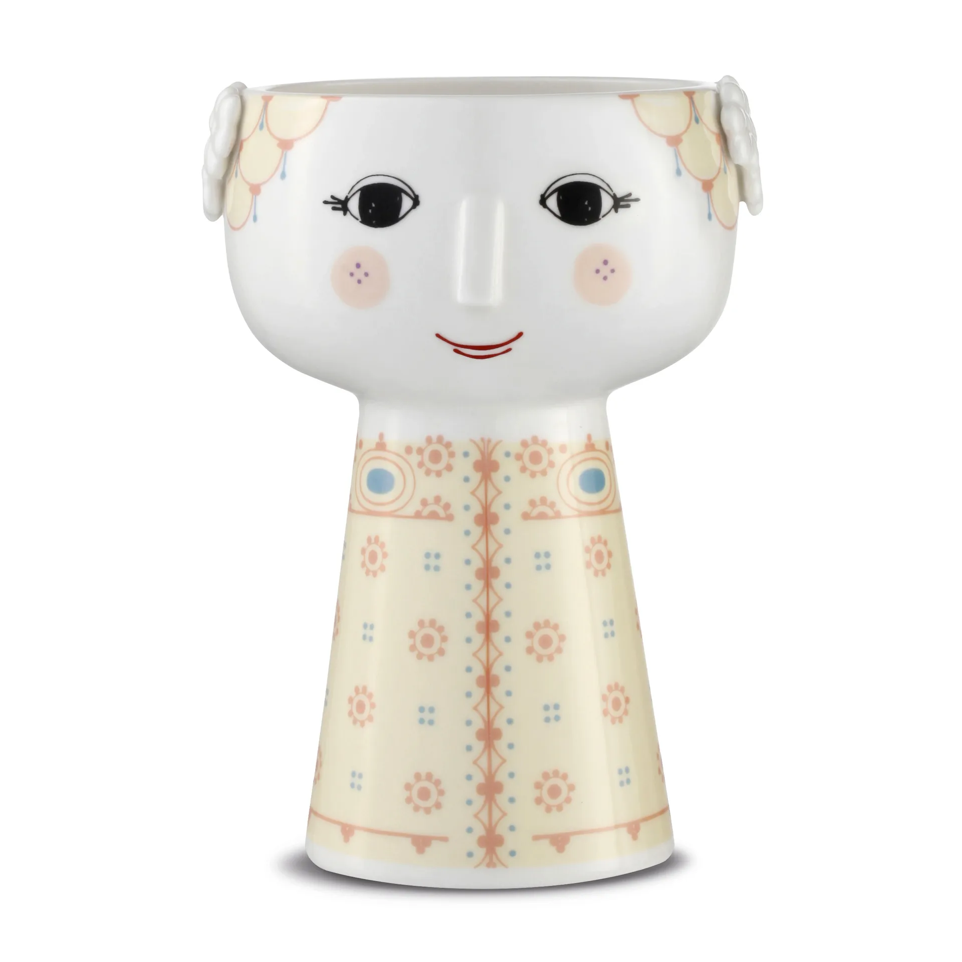Eva Vase 15cm, Soft yellow Bjørn Wiinblad