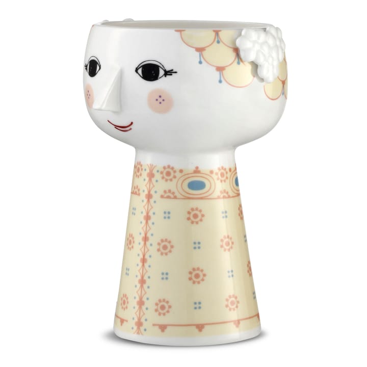 Eva Vase 15cm, Soft yellow Bjørn Wiinblad