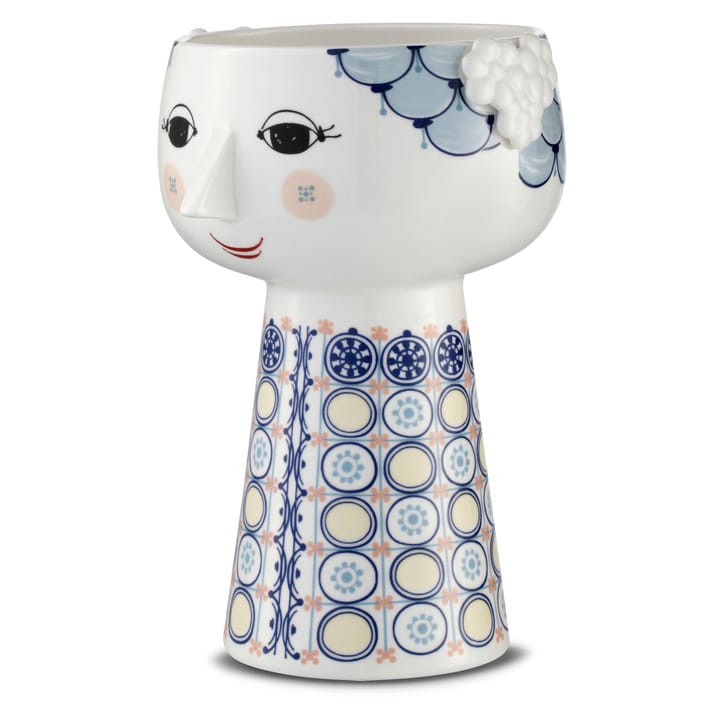 Eva Vase 18,5cm, Blau Bjørn Wiinblad