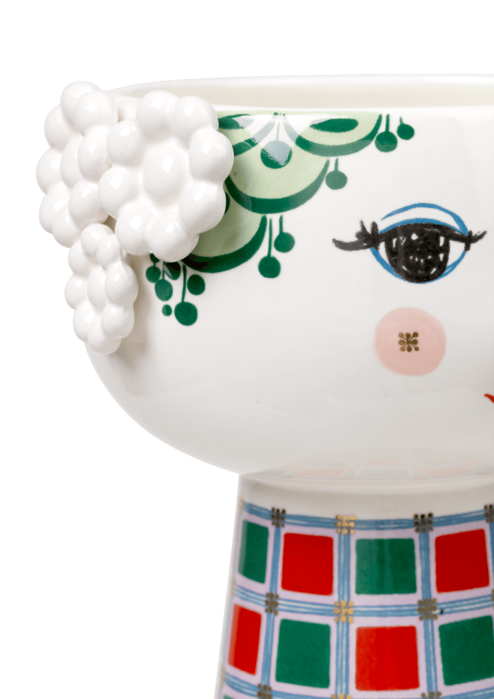 Eva Vase 18,5cm, Dunkelgrün Bjørn Wiinblad