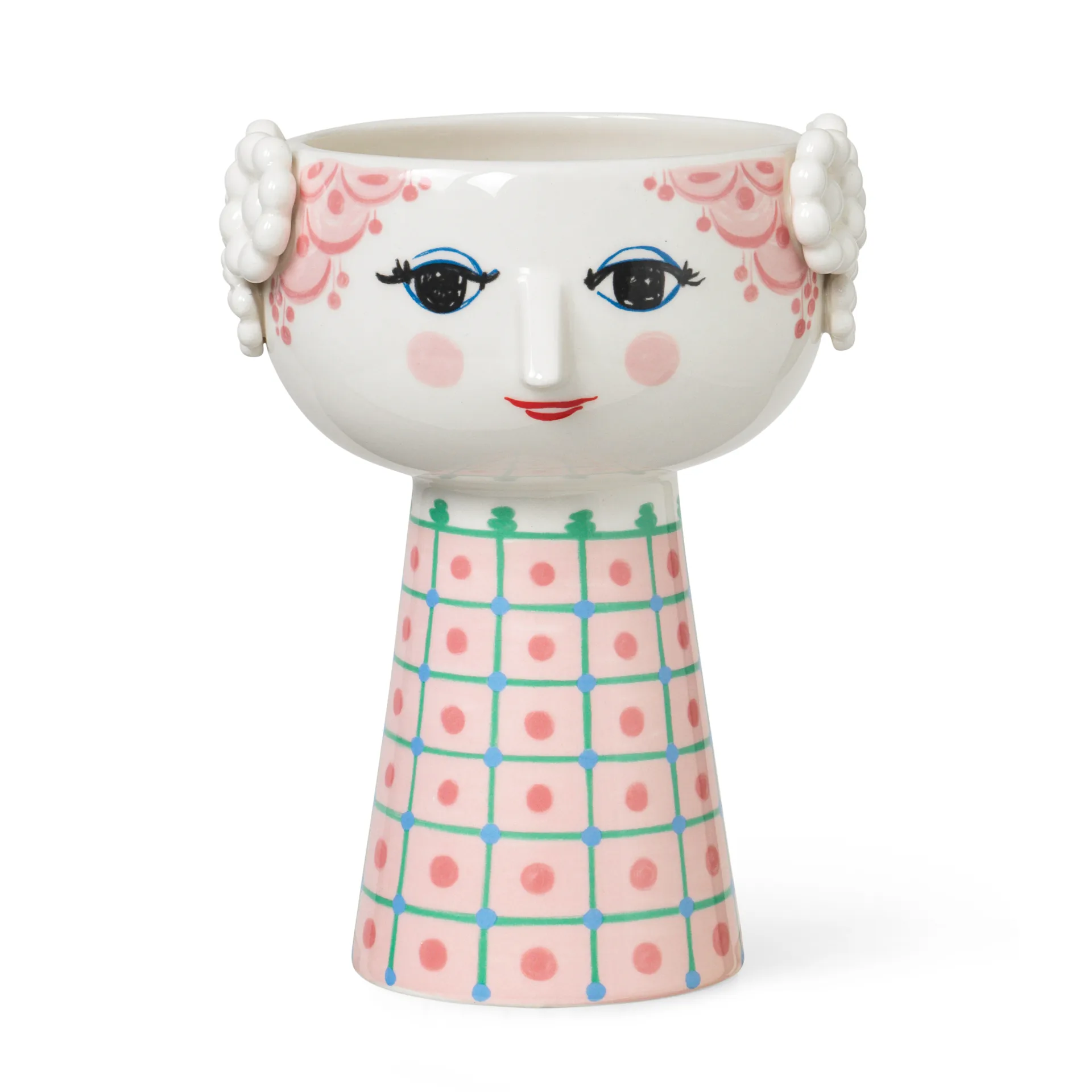 Eva Vase 18,5cm, Rosa Bjørn Wiinblad