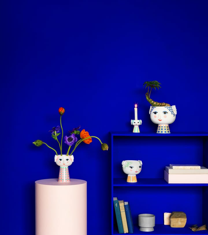 Eva Vase 18,5cm, Rosa Bjørn Wiinblad
