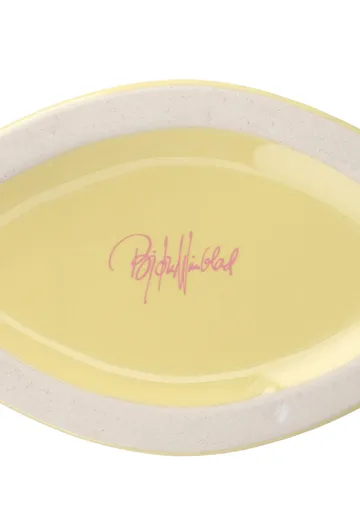 Nina Vase - Gelb-Rosa, 22 cm - Bjørn Wiinblad