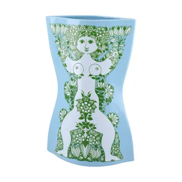 Nina Vase - Hellblau-grün, 28,5 cm - Bjørn Wiinblad