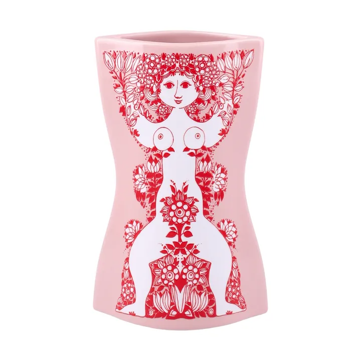 Nina Vase - Pink-rot, 16,5 cm - Bjørn Wiinblad