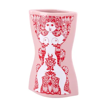Nina Vase - Pink-rot, 16,5 cm - Bjørn Wiinblad