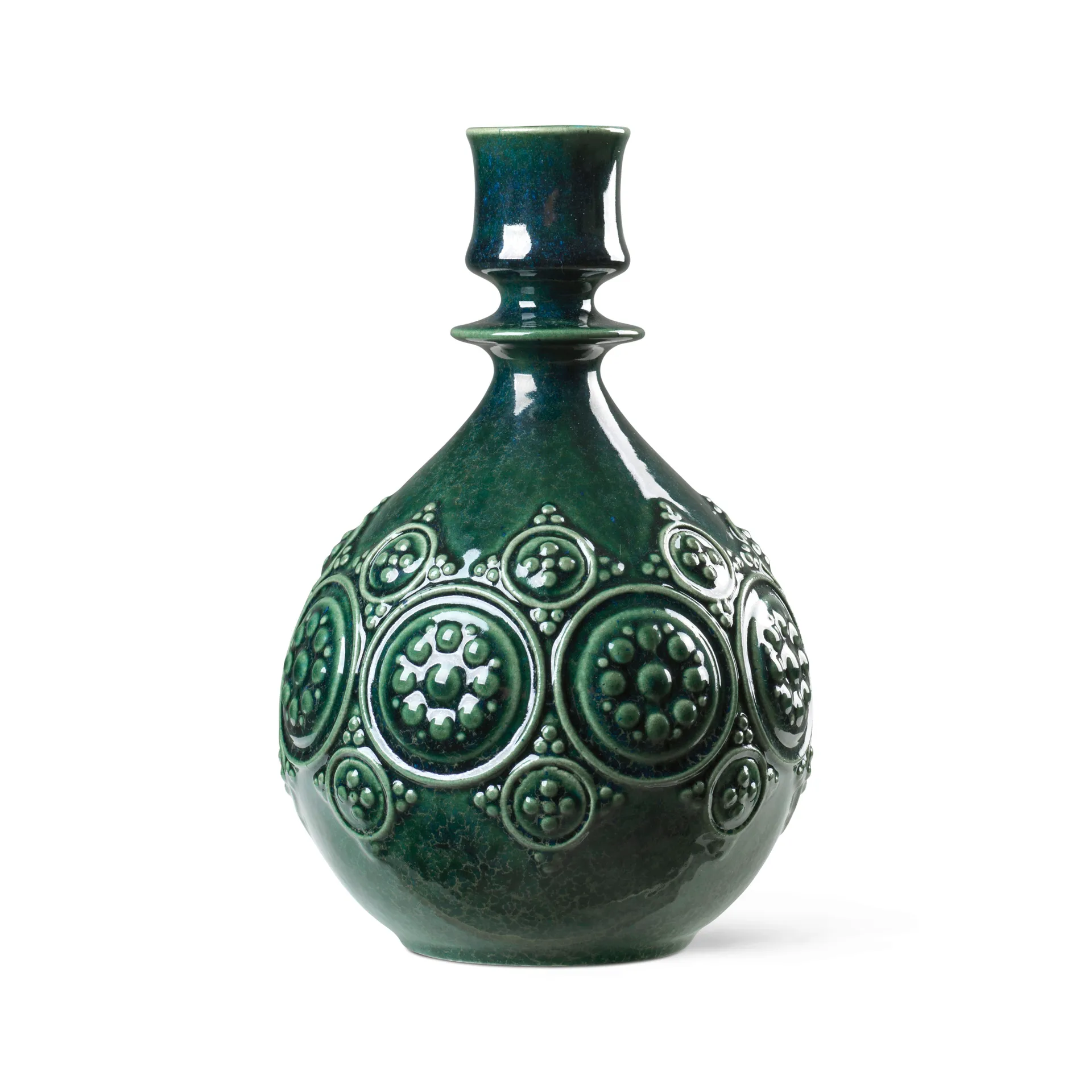 Symphony Magic Kerzenhalter 18cm, Dunkelgrün Bjørn Wiinblad