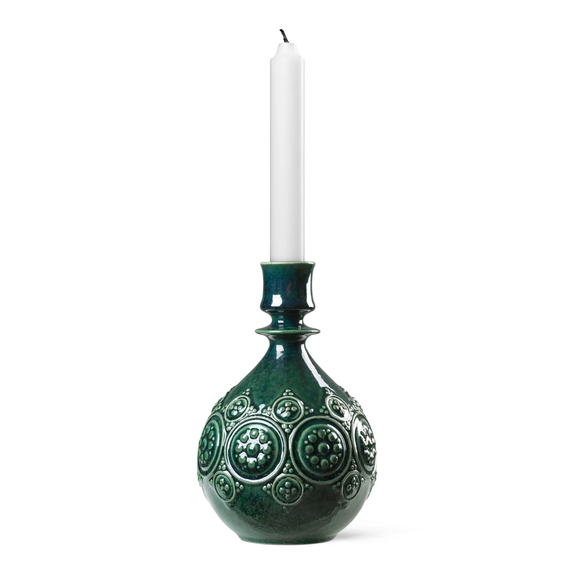 Symphony Magic Kerzenhalter 18cm, Dunkelgrün Bjørn Wiinblad