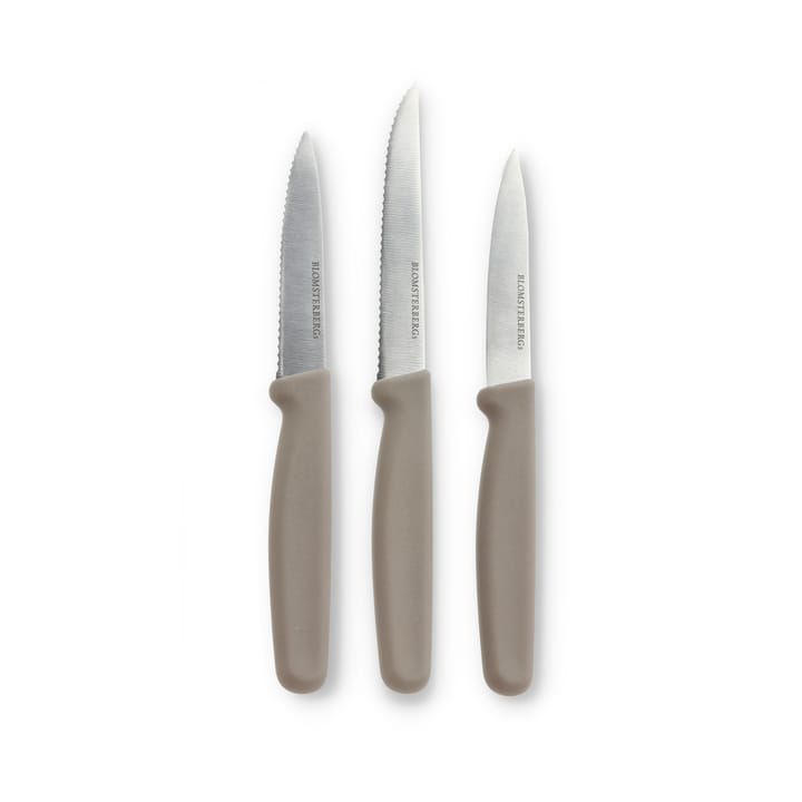 Blomsterbergs Kräutermesserset 3-teilig - Latte - Blomsterbergs