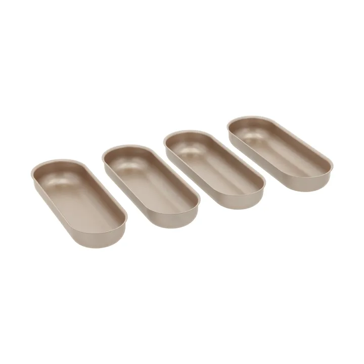 Blomsterbergs Mini-Brotform - Roségold, 4er-Pack - Blomsterbergs