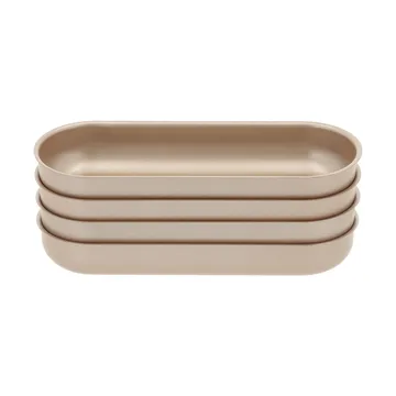 Blomsterbergs Mini-Brotform - Roségold, 4er-Pack - Blomsterbergs