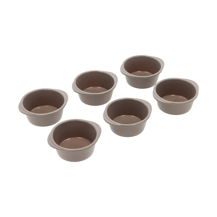 Blomsterbergs Muffinsspiralform - Latte, 6er-Pack - Blomsterbergs