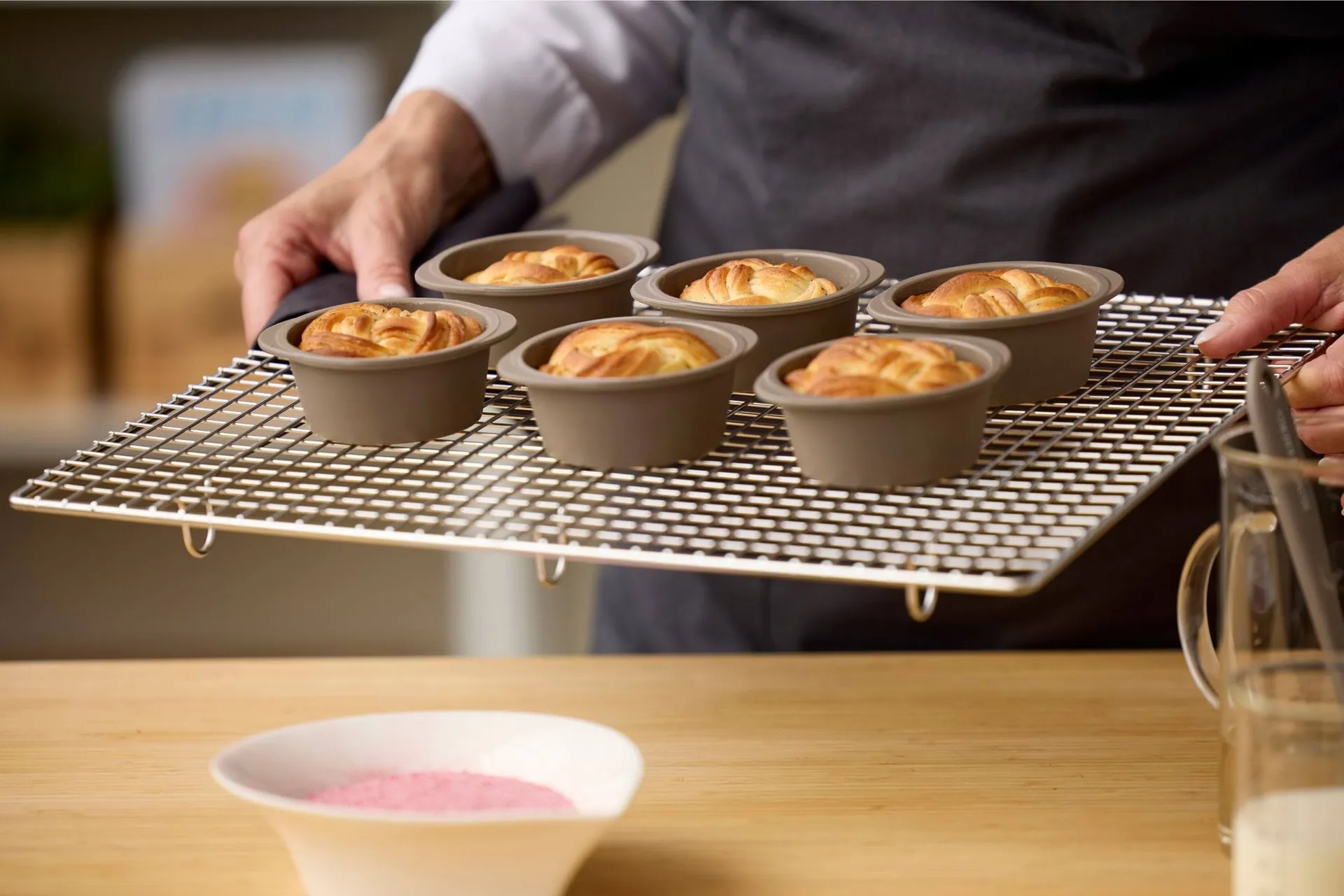 Blomsterbergs Muffinsspiralform, Latte, 6er-Pack Blomsterbergs