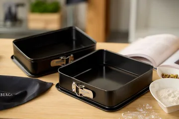 Blomsterbergs rechteckige Springform 28x20x6 cm - Edelstahl - Blomsterbergs