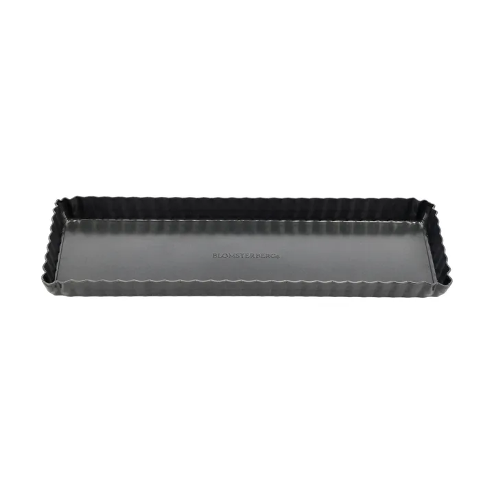 Blomsterbergs rechteckige Tarteform 35x11x2,6 cm - Dark grey - Blomsterbergs