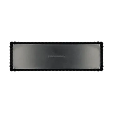 Blomsterbergs rechteckige Tarteform 35x11x2,6 cm - Dark grey - Blomsterbergs