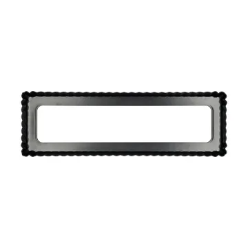 Blomsterbergs rechteckige Tarteform 35x11x2,6 cm - Dark grey - Blomsterbergs