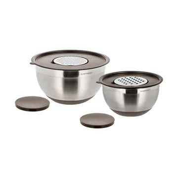 Blomsterbergs Schüsselset - Latte, Edelstahl, 6 Teile - Blomsterbergs