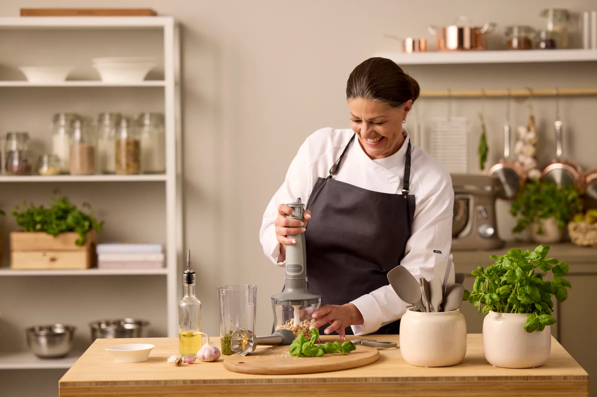 Blomsterbergs Stabmixer-Set 3-teilig, Latte Blomsterbergs