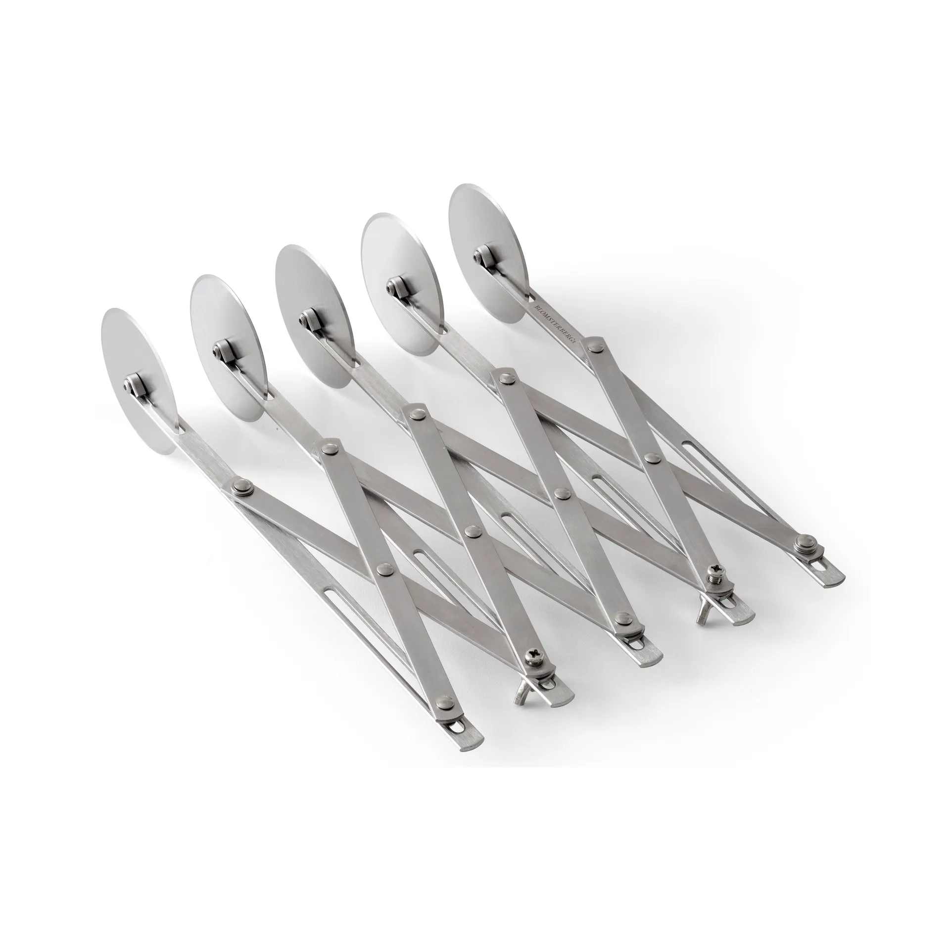 Blomsterbergs Teigrädchen mit 5 Rädern, Stahl Blomsterbergs