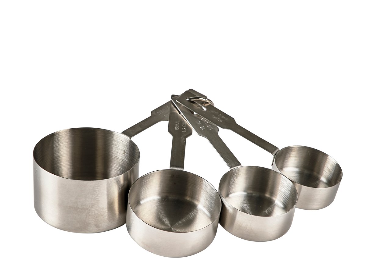 Blomsterbergs Messbecher-Set, 4-tlg. Edelstahl
