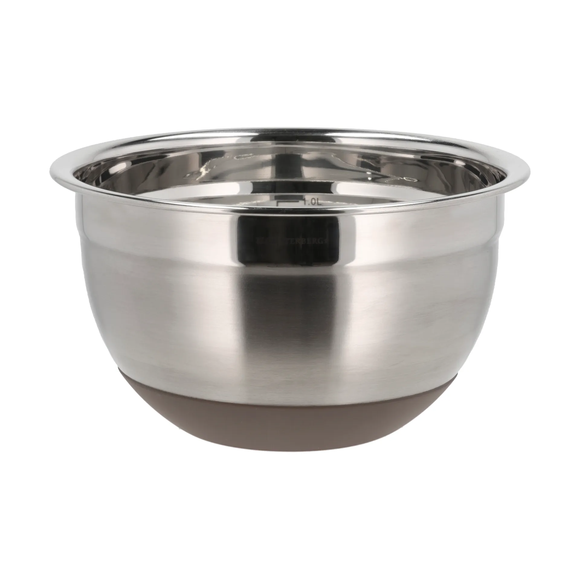 Mischschüssel mit Silikonboden latte, 1,5 Liter Blomsterbergs