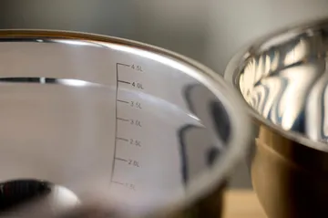 Mischschüssel mit Silikonboden latte - 5 Liter - Blomsterbergs