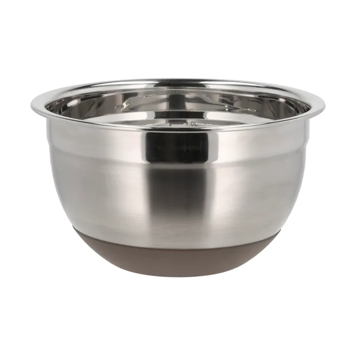 Rührschüssel mit Silikonboden latte - 1,5 Liter - Blomsterbergs