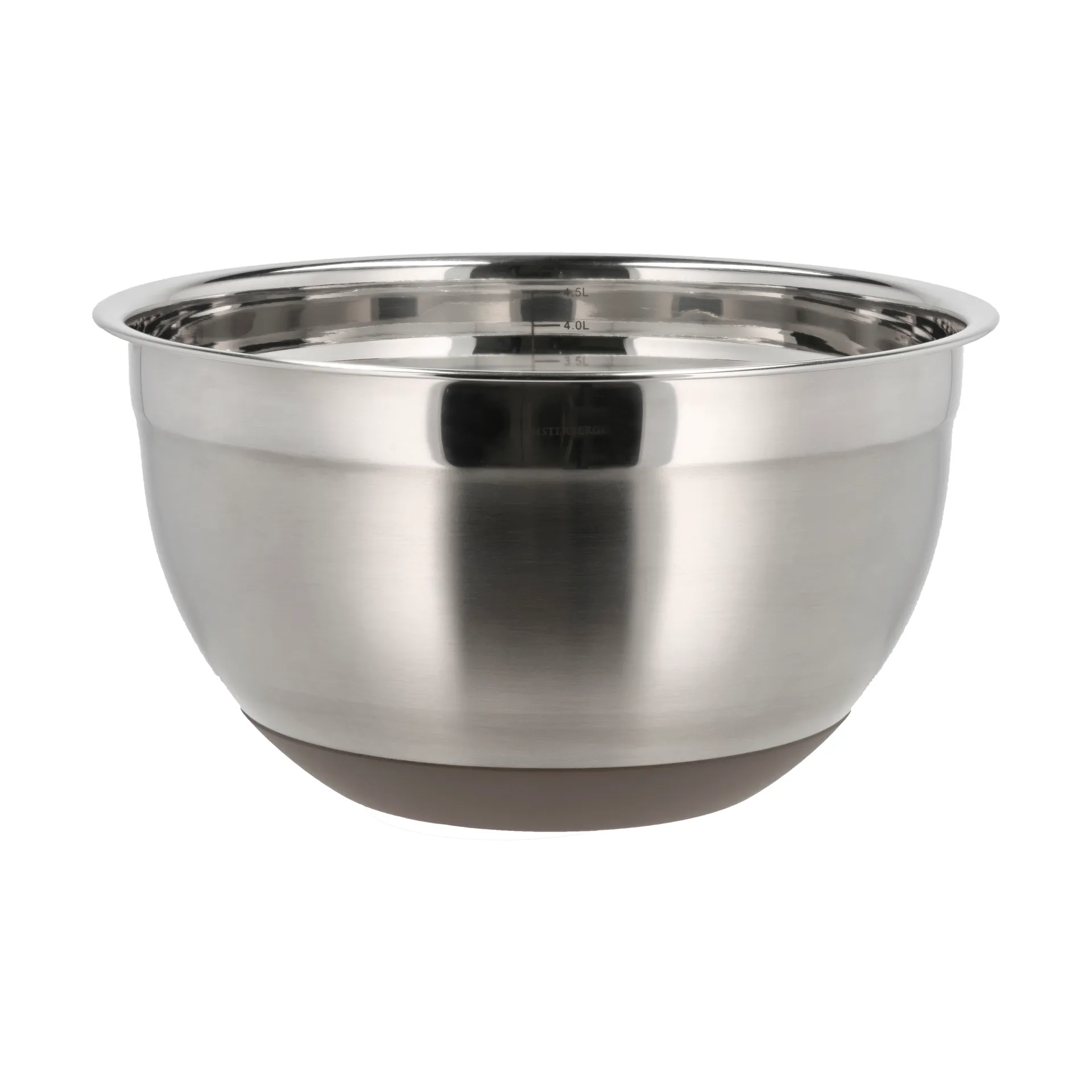 Rührschüssel mit Silikonboden latte, 5 Liter Blomsterbergs