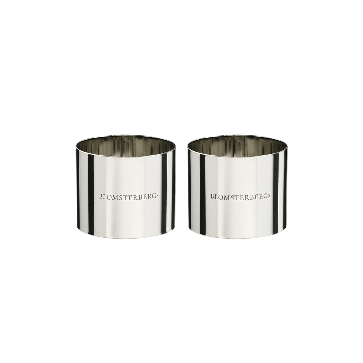 Blomsterbergs Tortenring 2er-Pack Ø6 cm Edelstahl