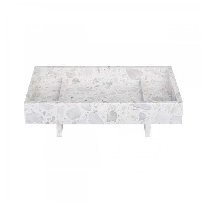 Abento Tablett Marmor 18 x 30cm - Nimbus cloud - Blomus