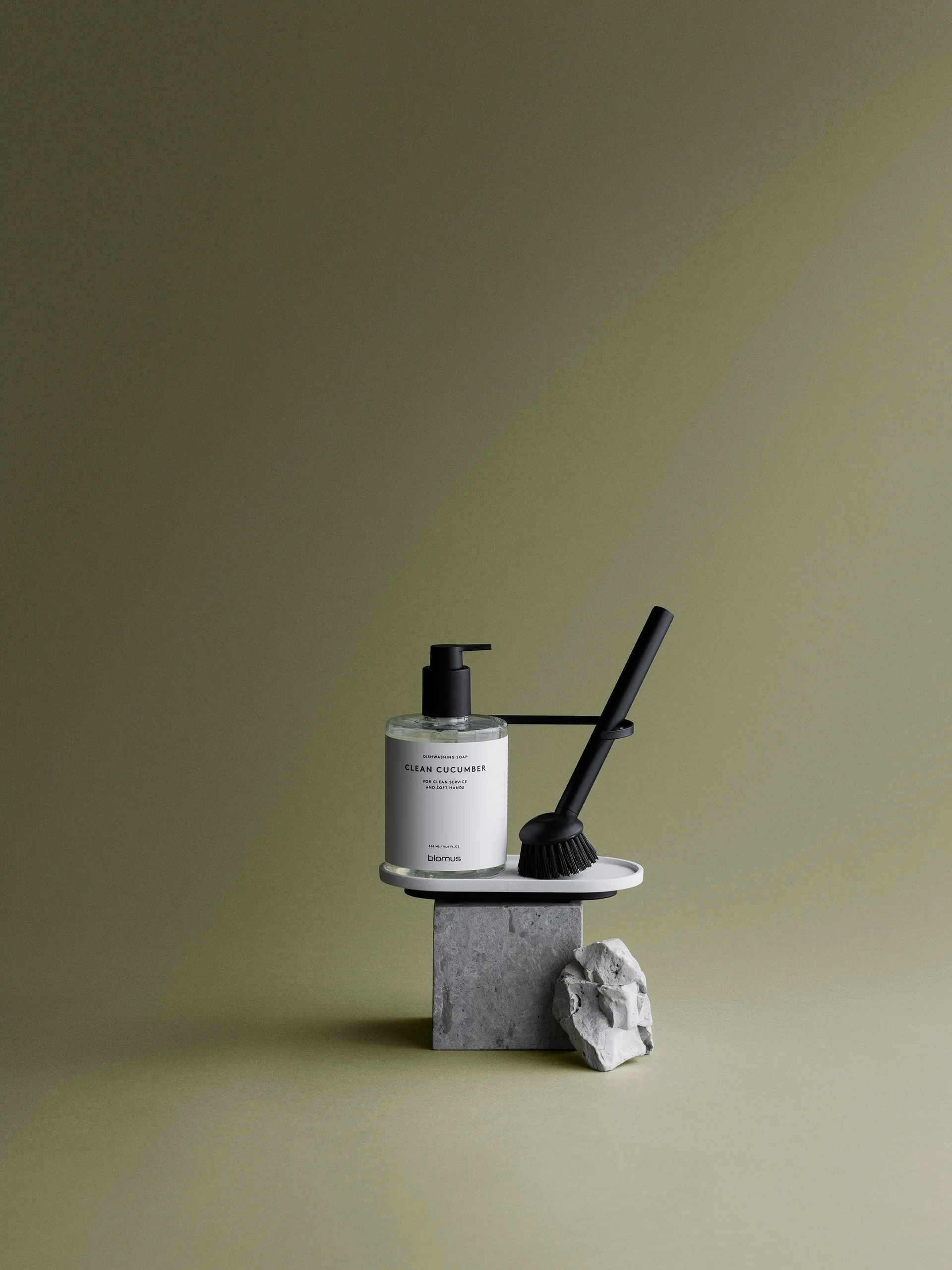 Arja Spülbürste, Schwarz blomus