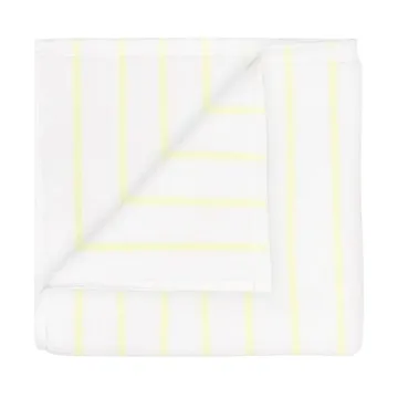 Arto Handtuch - 2-pack, Transparent yellow-white, 30x50 cm - blomus