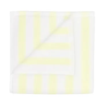 Arto Handtuch - 2-pack, White-transparent yellow, 30x50 cm - blomus
