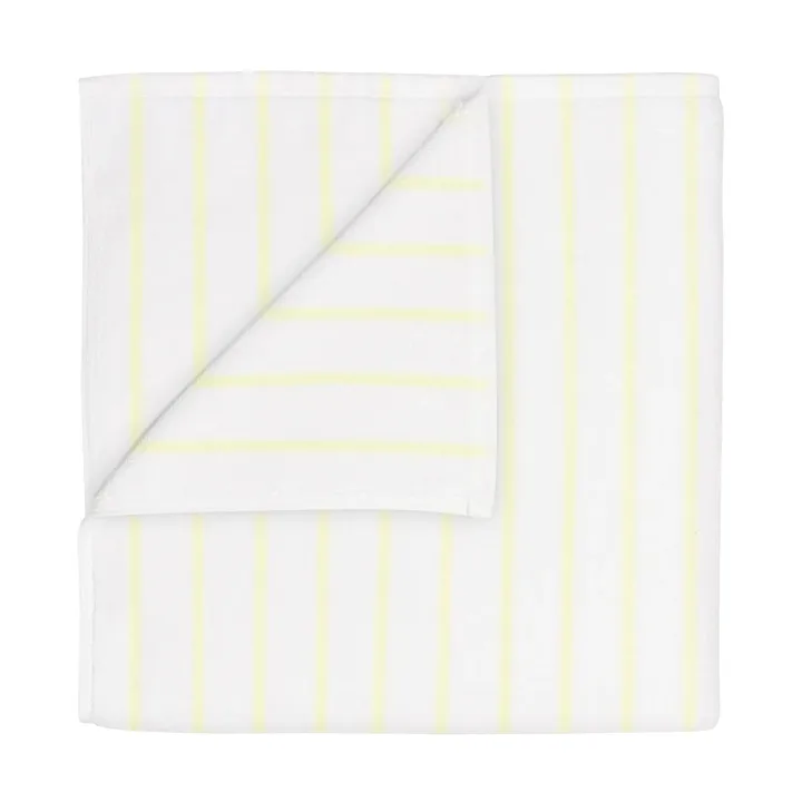 Arto Handtuch - Transparent yellow-white, 70x140 cm - blomus