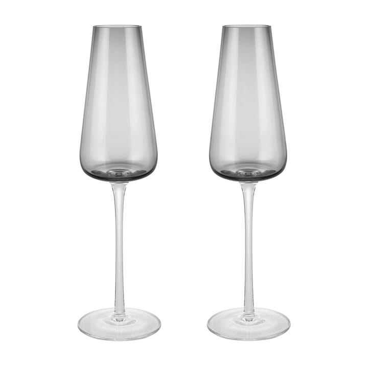 Belo Sektglas 20 cl 2er-Pack - Smoke - Blomus