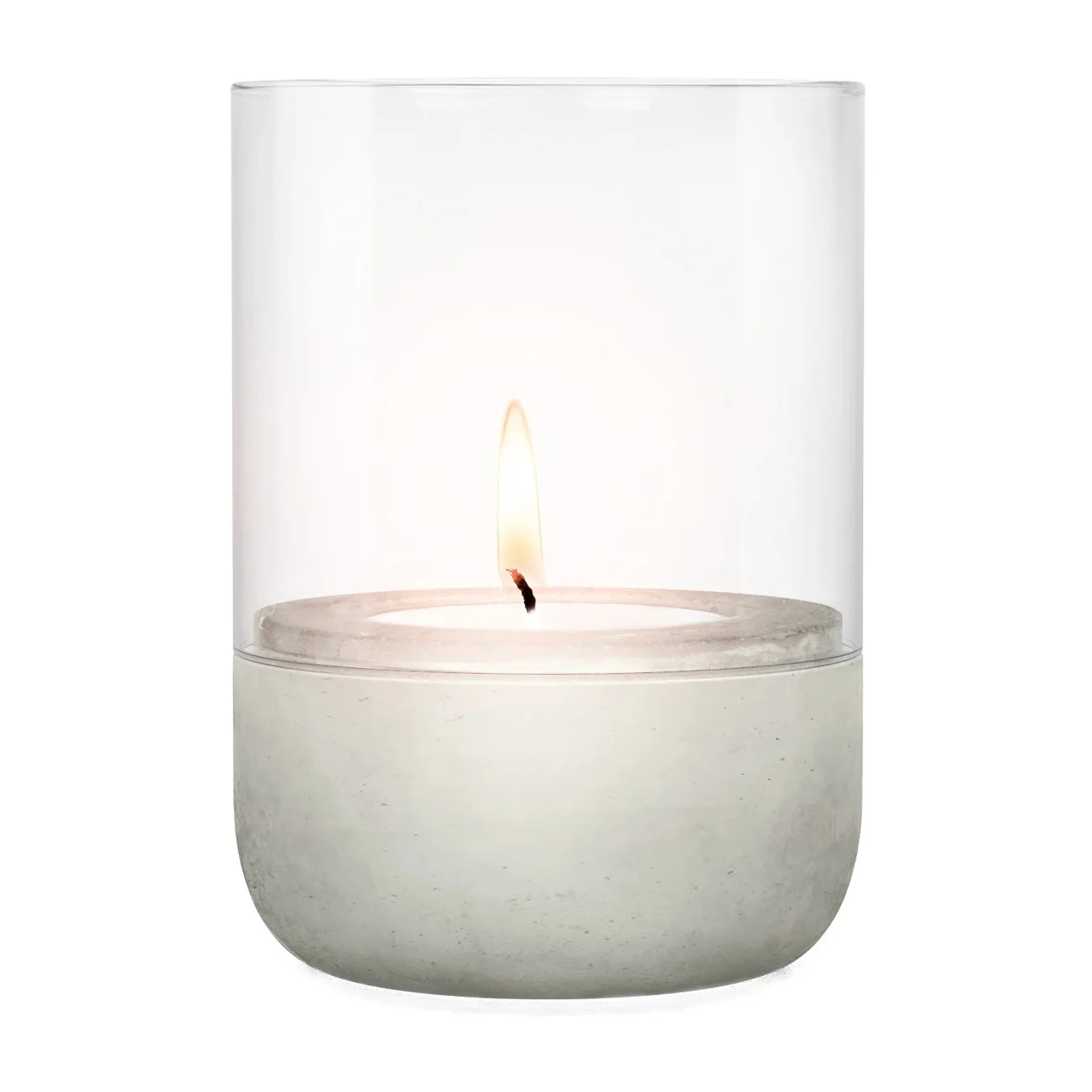 Calma Windlicht Ø10cm, Light grey blomus