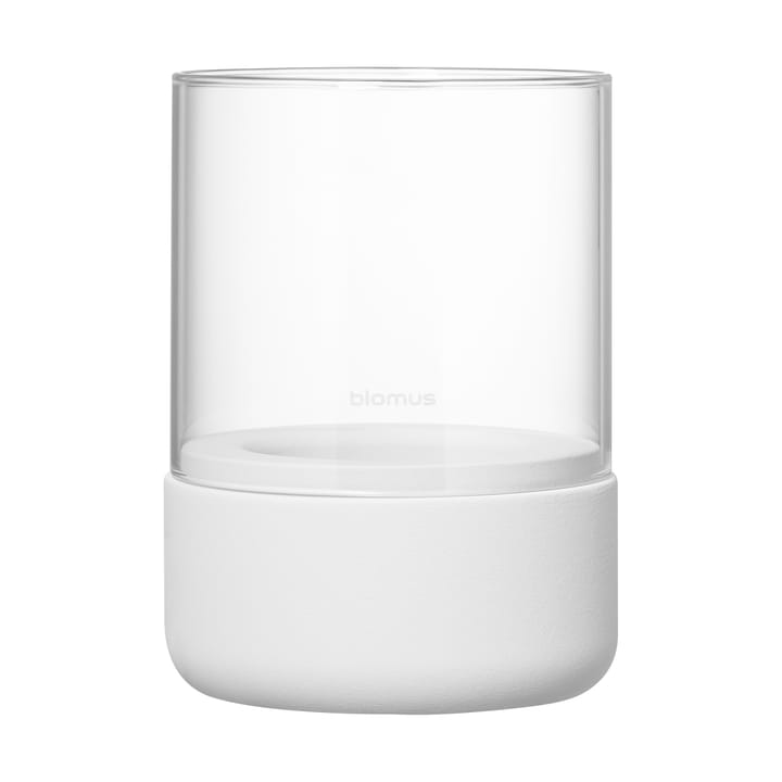 Calma Windlicht Ø10cm - Lily white - Blomus