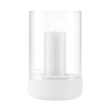 Calma Windlicht Ø12cm - Lily white - Blomus