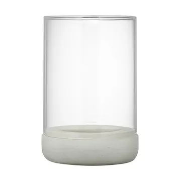 Calma Windlicht Ø15cm - Light grey - blomus