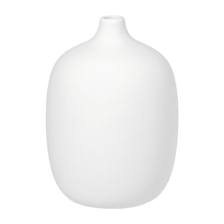 Ceola Vase 18,5cm - weiß - blomus